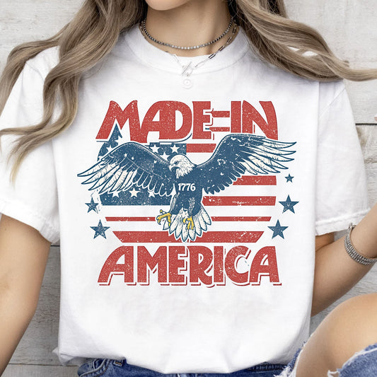 Made In 1776 America Shirt | 4th Of July Sublimation T-Shirt | Patriotic Shirt | Independence Day Tee 682309