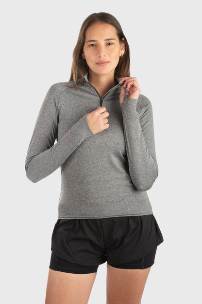 MicroTech™ Motion Pull Over Long sleeve Shirt by WSI Sportswear, alternate view 4
