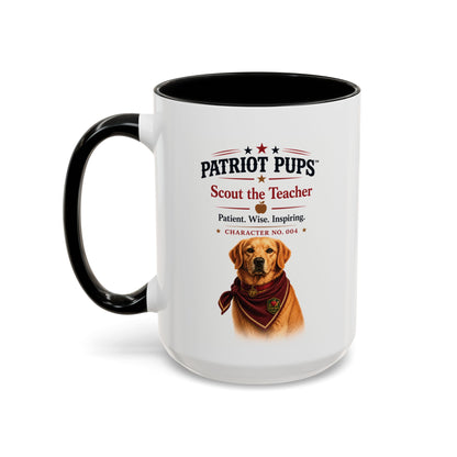 Scout the Teacher Accent Mug | Patriot Pups™ | Patient. Wise. Inspiring