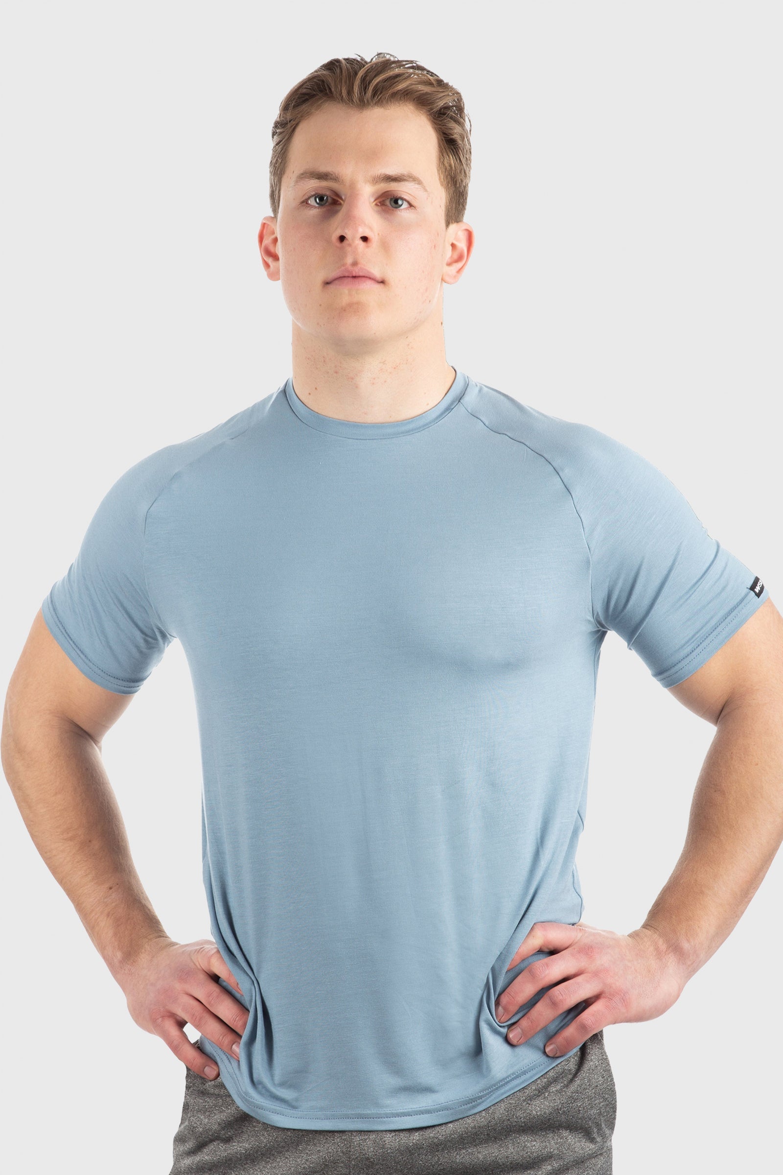 HYPRTECH™ Bamboo Essential Tee by WSI Sportswear, alternate view 3