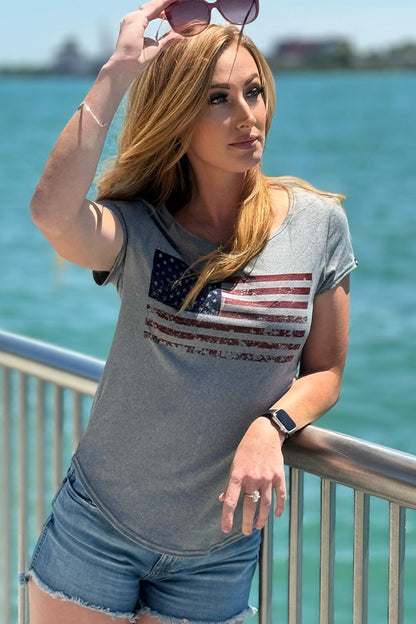 Women's SoftTECH™ Flag Cap Sleeve