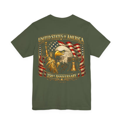 America 250 We the People Eagle Tee 1776-2026 — Front & Back Design