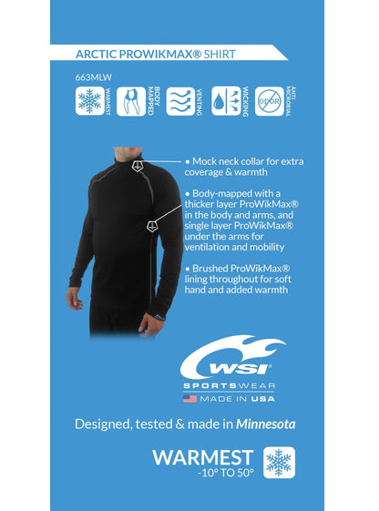 Arctic ProWikMax™ Thermal Shirt by WSI Sportswear, alternate view 3