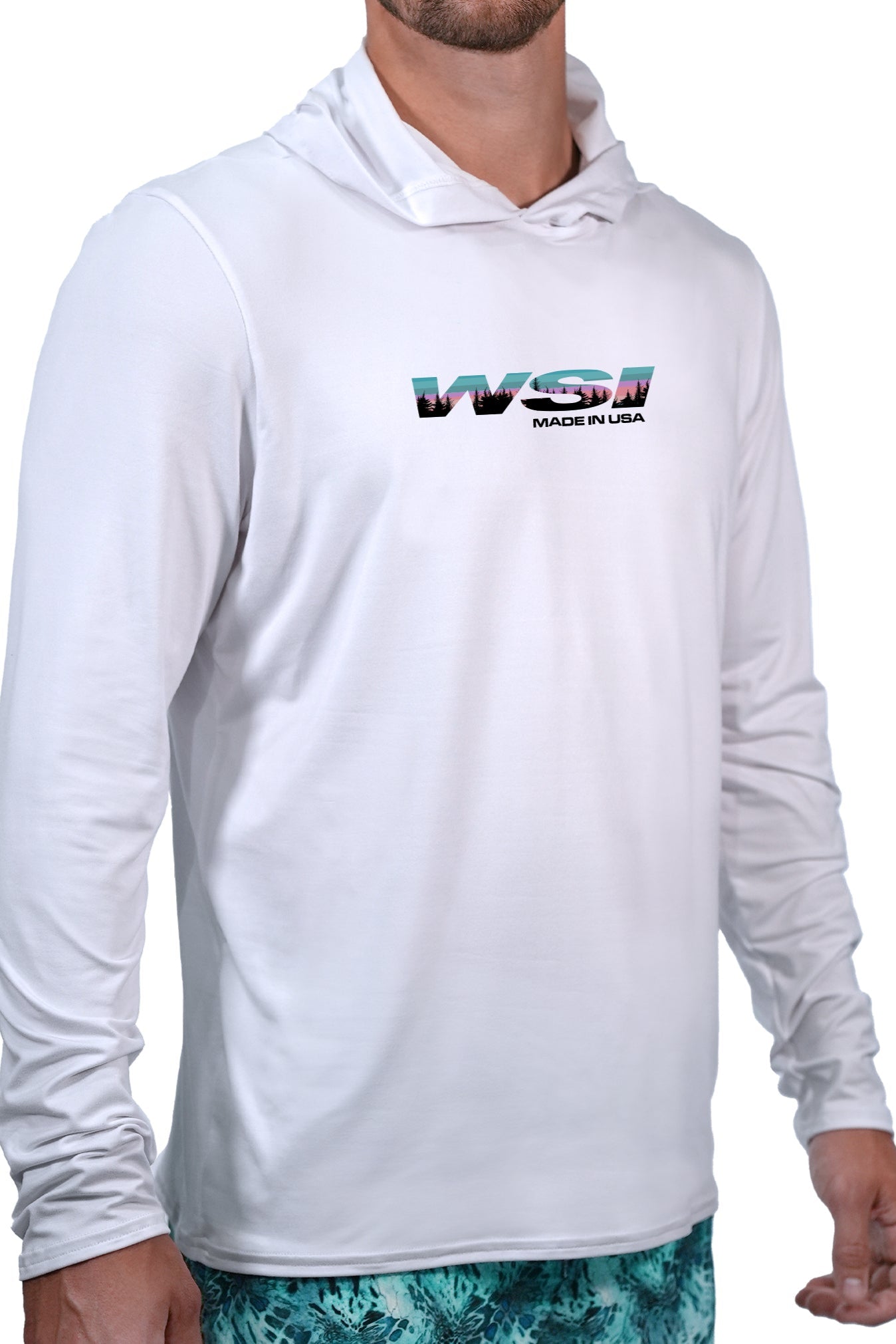 WSI SoftTECH™ Lightweight Sun Hoodie by WSI Sportswear, alternate view 8