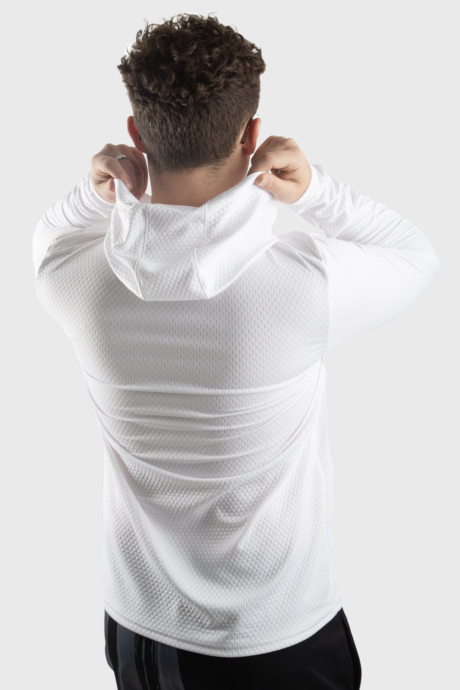 Illusion Mesh Sun Hoodie by WSI Sportswear, alternate view 3