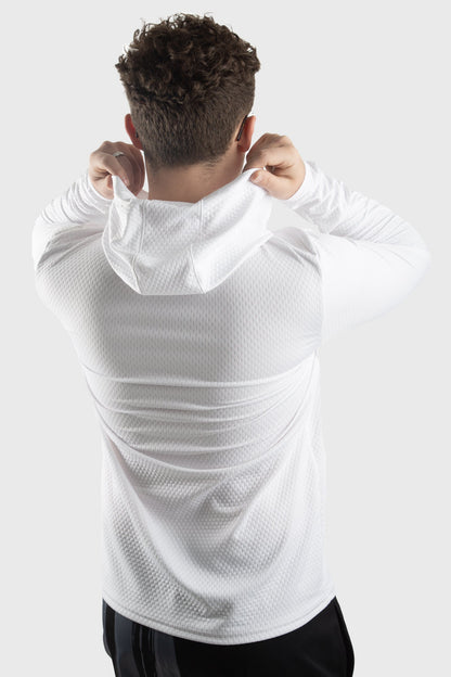 Illusion Mesh Sun Hoodie by WSI Sportswear, alternate view 3