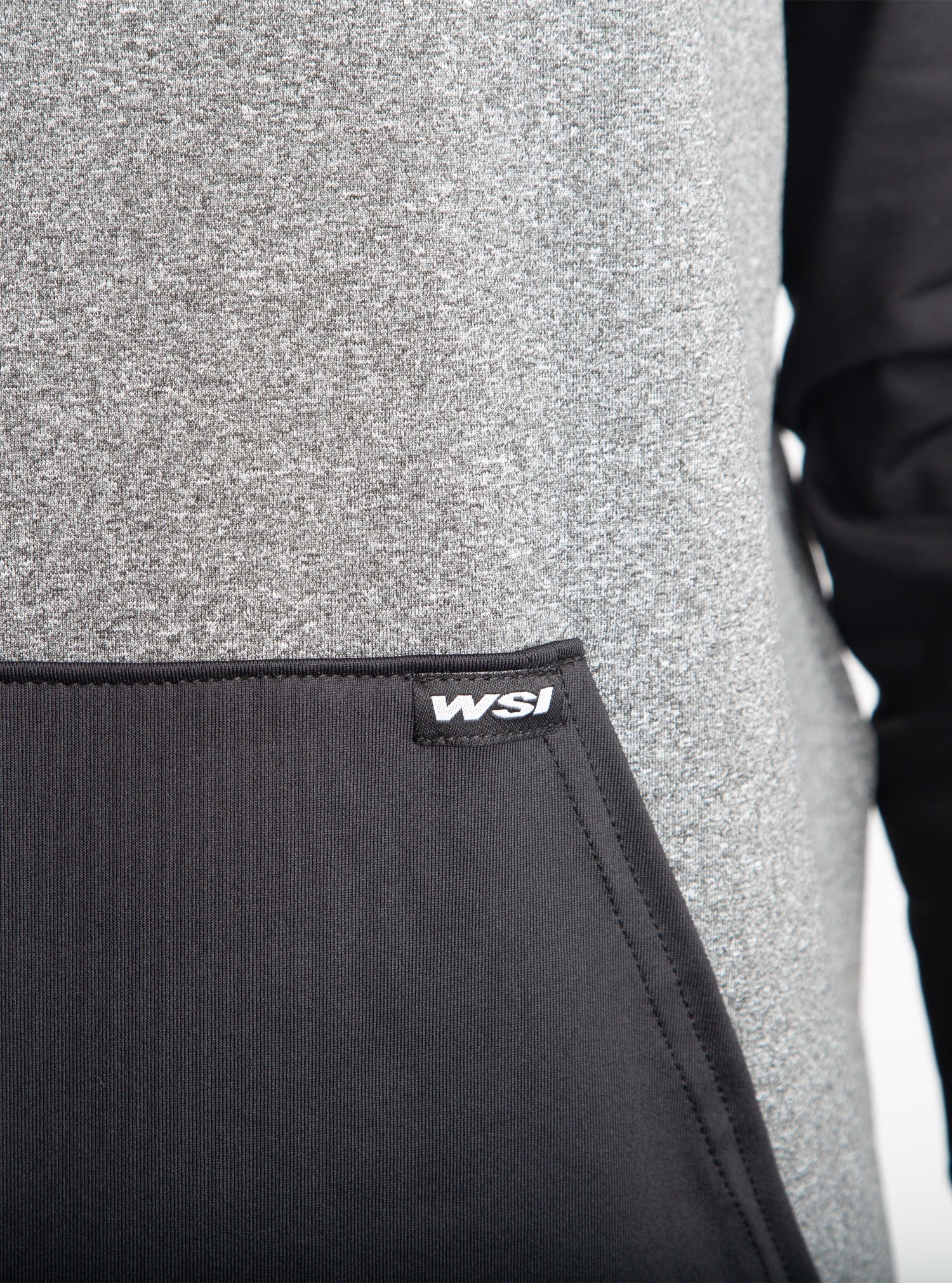 ProWikMax 2-Tone Long Sleeve Hoodie by WSI Sportswear, alternate view 4