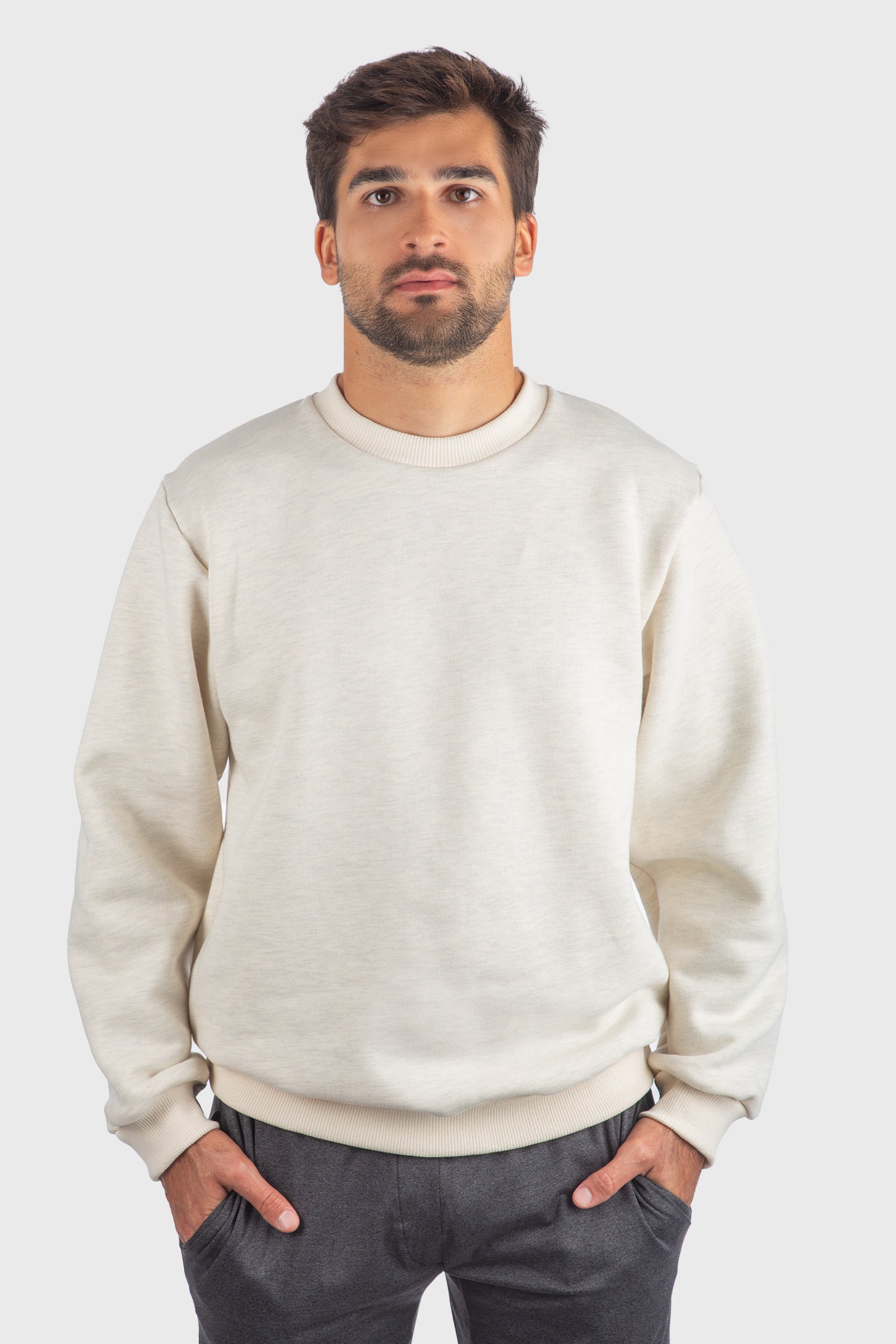 Fleece Crew Sweatshirt by WSI Sportswear, alternate view 2