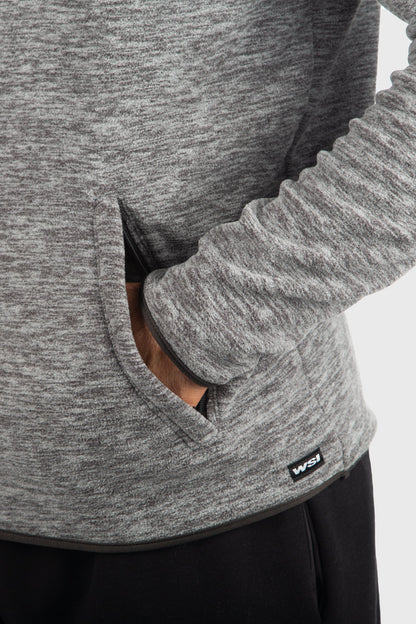 Polar Fleece Pocketed Hoodie by WSI Sportswear, alternate view 3
