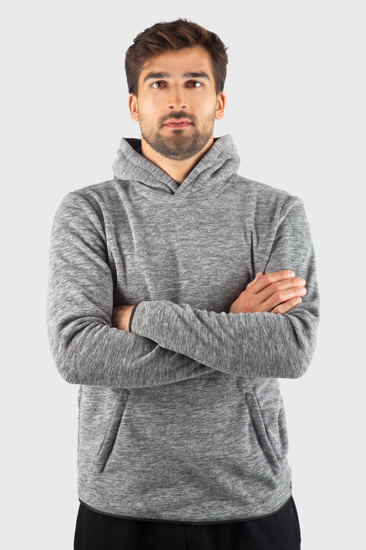 Polar Fleece Pocketed Hoodie by WSI Sportswear, alternate view 2