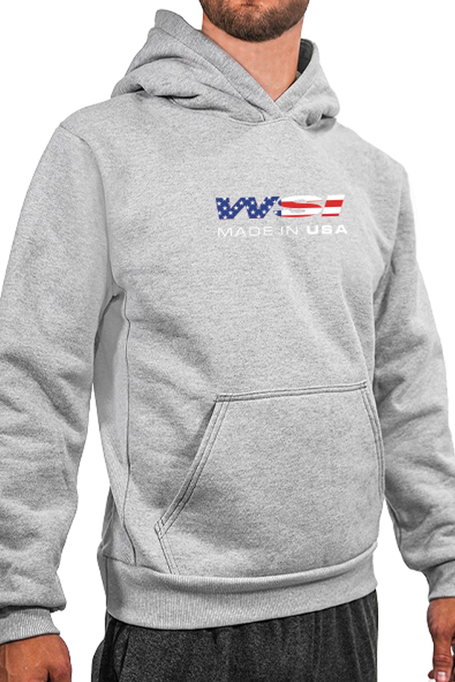 WSI Heavy Weight Fleece Hoodie by WSI Sportswear, alternate view 3