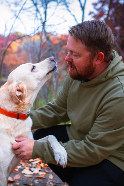Men's Distressed Flag Fleece Hoodie