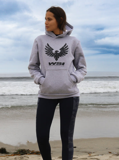 Women's Flag Heavy Weight Fleece Hoodie by WSI Sportswear, alternate view 6