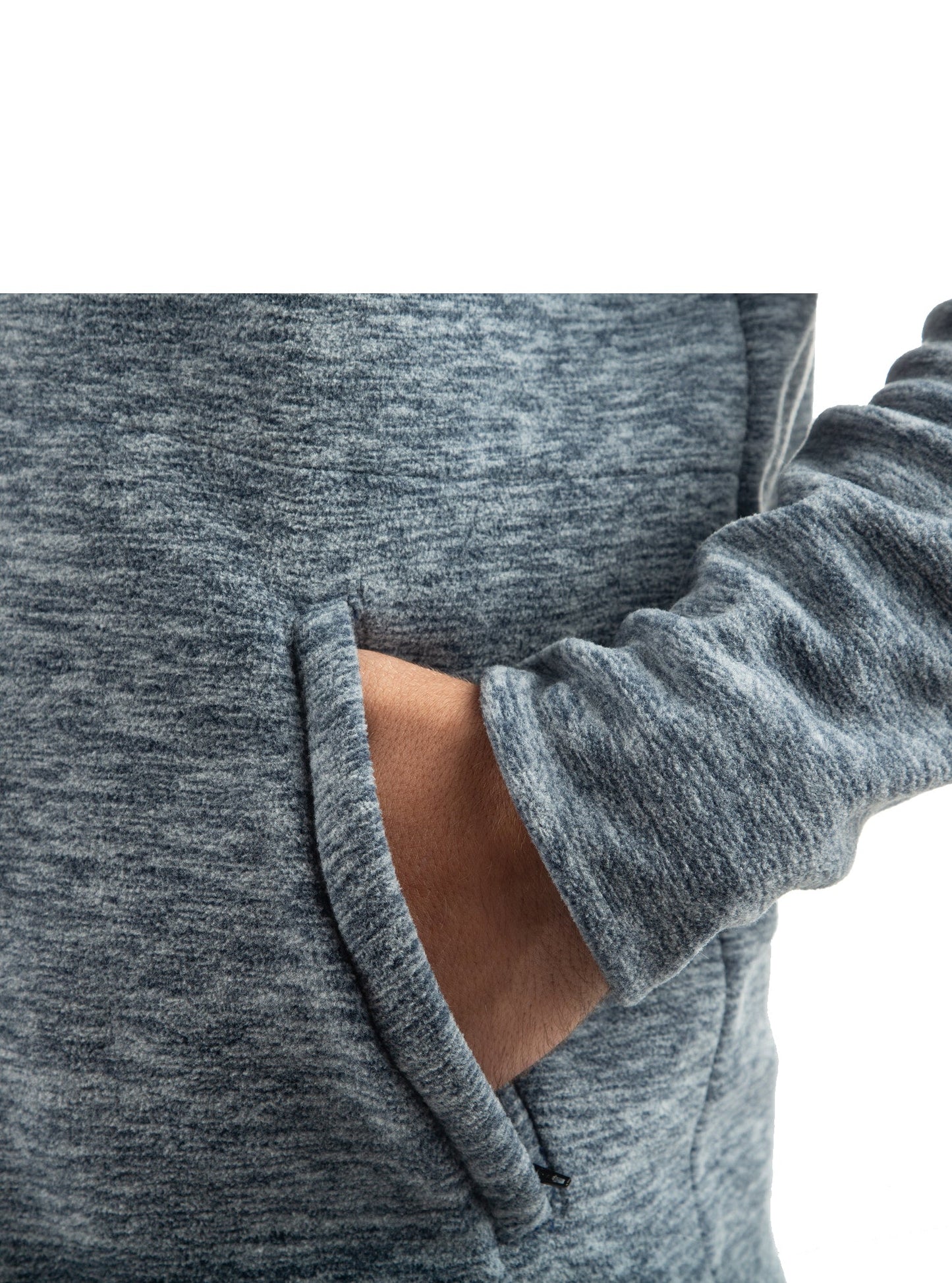 Polar Fleece Pocketed Hoodie by WSI Sportswear, alternate view 3