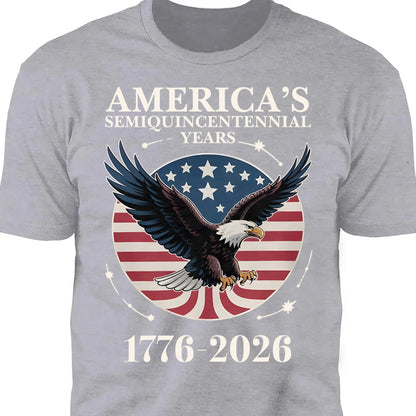 America's 250 Years Semiquincentennial Shirt | Happy 250th Birthday USA | Patriotic 4th of July Tee | Independence Day Shirt 682543