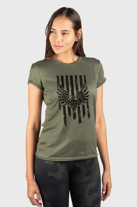 Women's Eagle Flag SoftTECH™ Tee