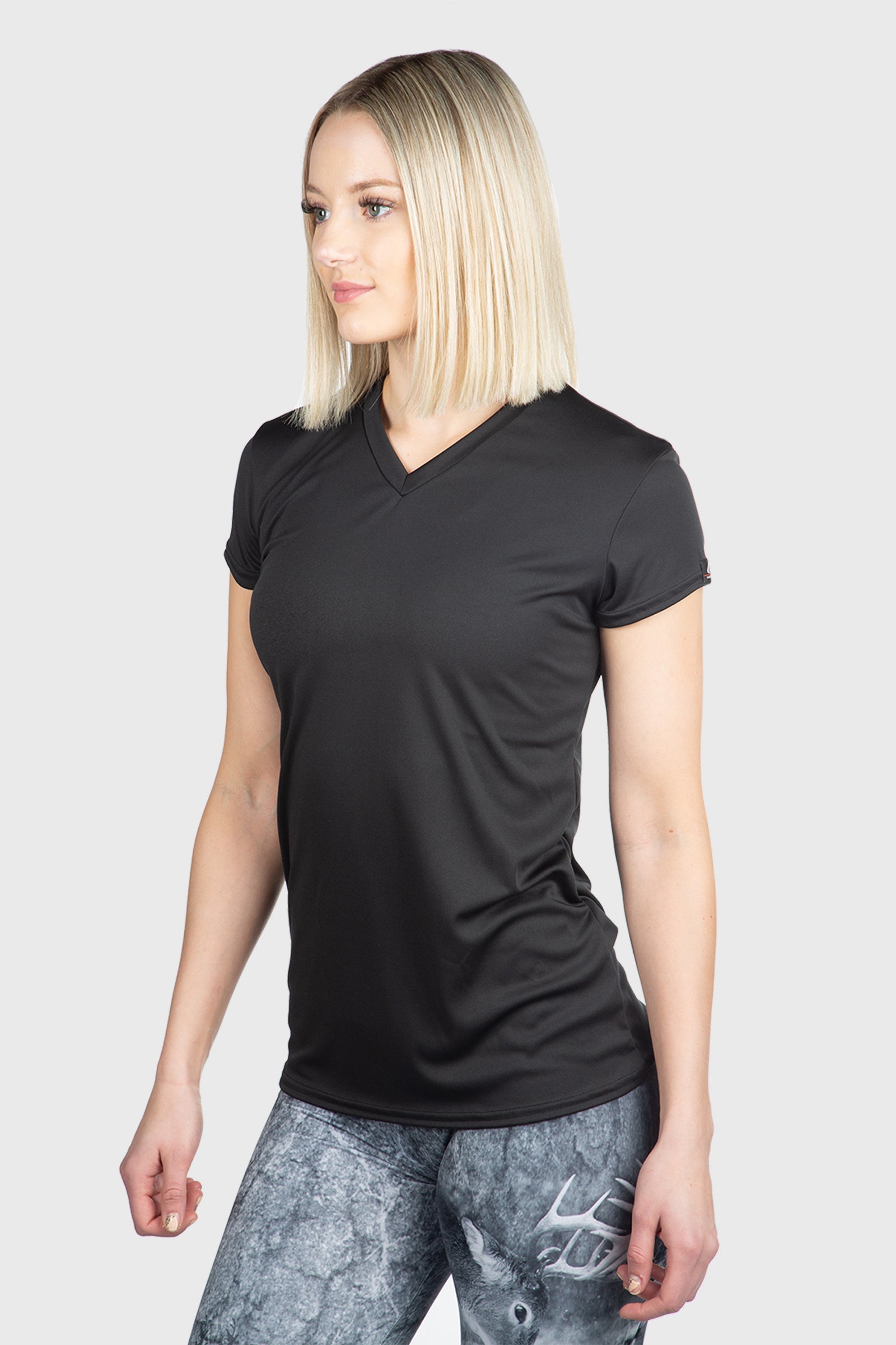 Microtech™ V-Neck Tee by WSI Sportswear