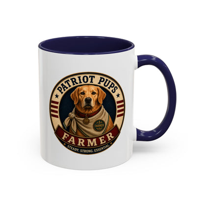 Scout the Farmer Coffee Mug | Patriot Pups™ | Steady Strong Essential