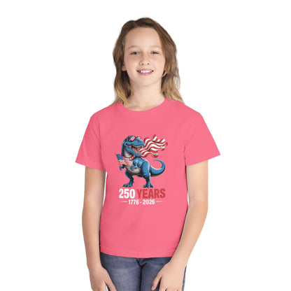 America 250 Dino Flag Youth Tee