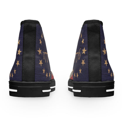 Betsy Ross Flag Women's High-Top Sneakers | Shop250America