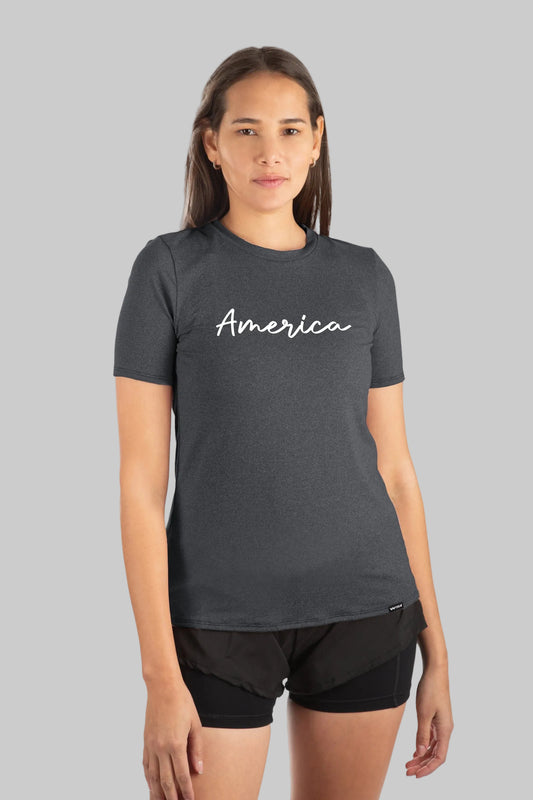Women's America Script SoftTECH™ Tee