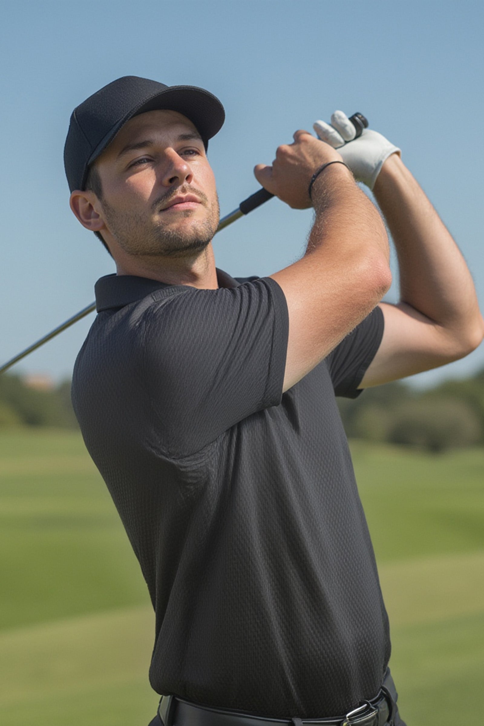 Illusion Mesh Polo by WSI Sportswear, alternate view 2