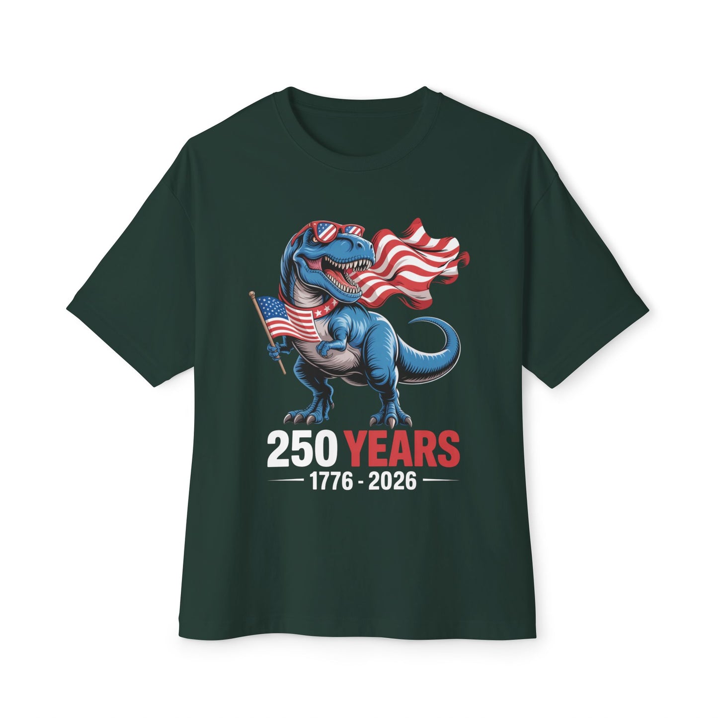 America 250 Dino Flag Boxy Tee