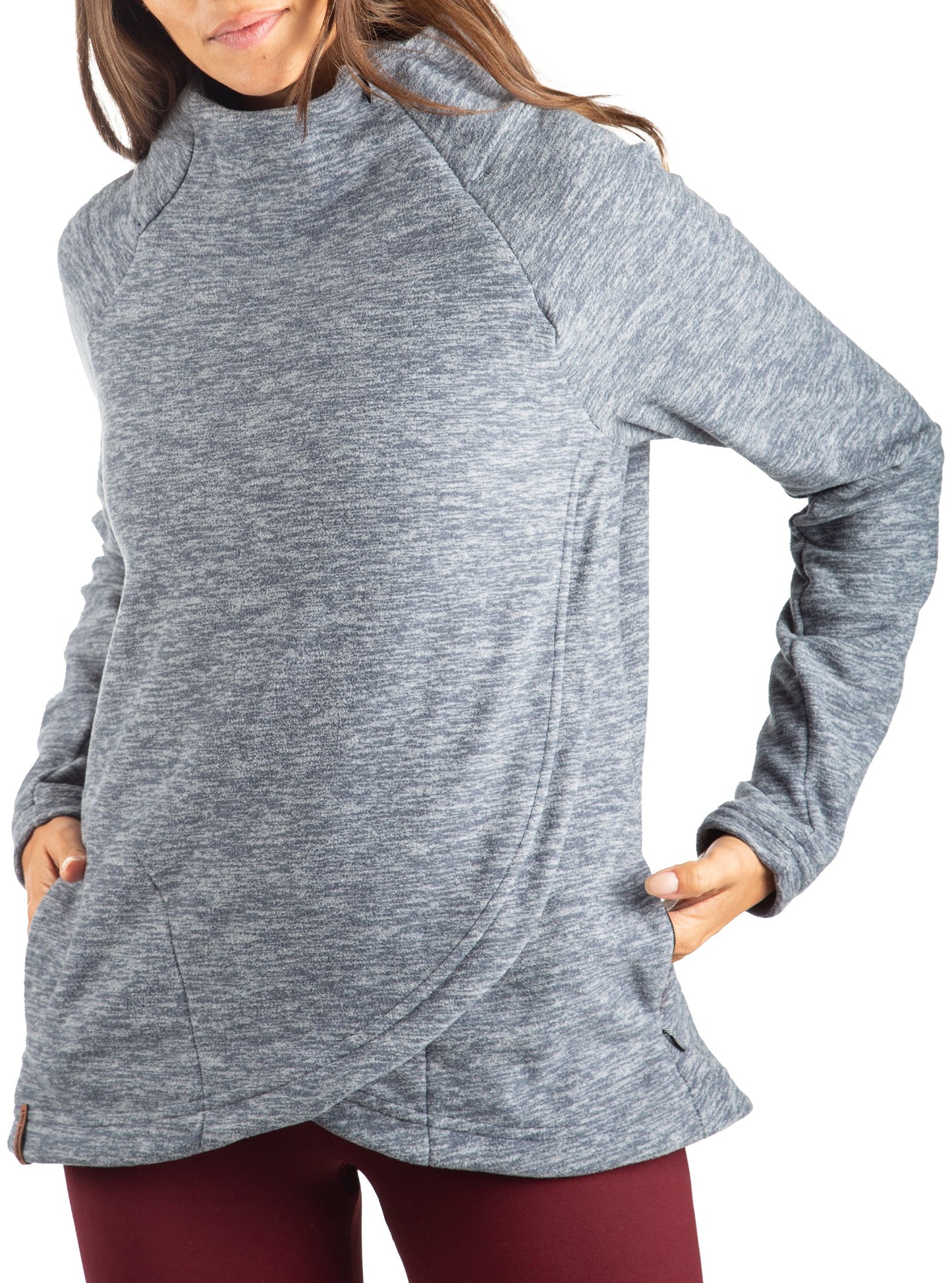 Polar Fleece Asymmetrical Pullover by WSI Sportswear