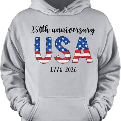 Happy 250 Years Birthday USA Shirt | America Anniversary | 4th of July Shirt | Independence Day Shirt 682482