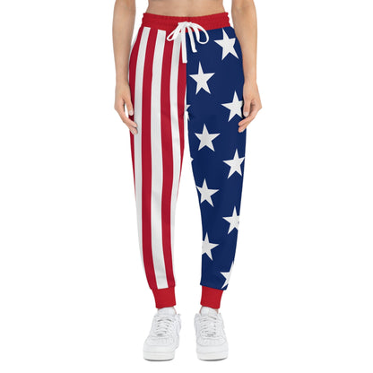 USA Flag Jogger Pants – Patriotic Athletic Wear | Shop250America