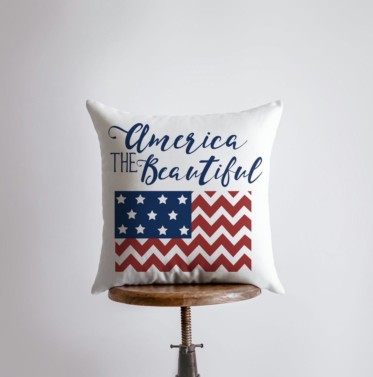 America the Beautiful | Pillow Cover | Home Decor | Freedom Fourth of