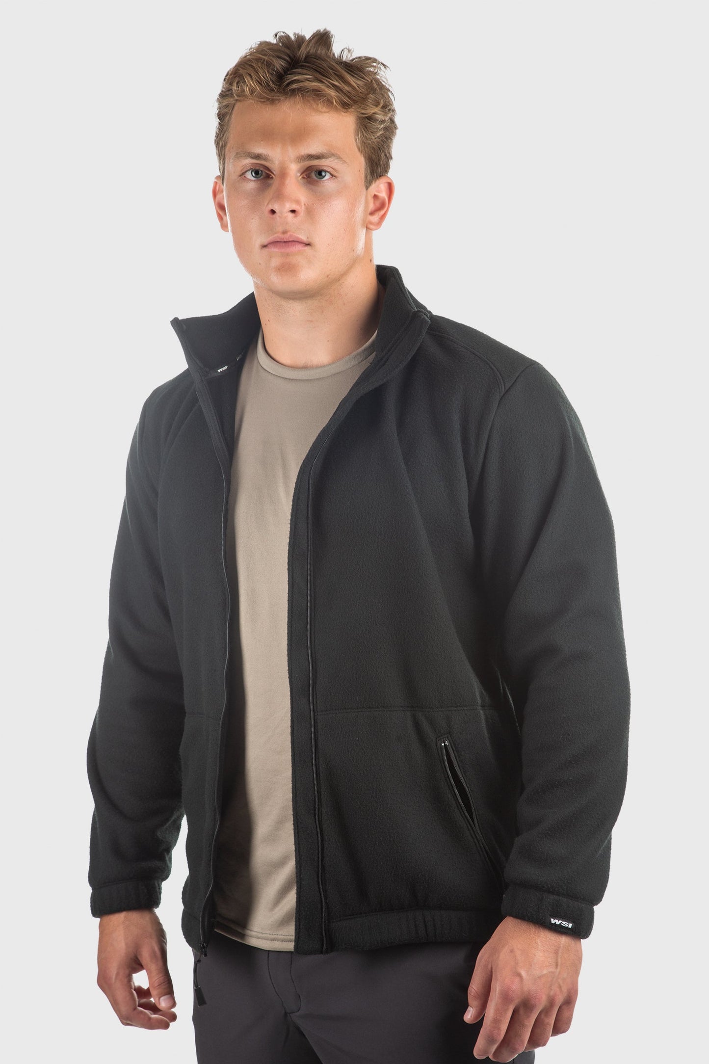 Polar Fleece Full Zip Jacket by WSI Sportswear, alternate view 3