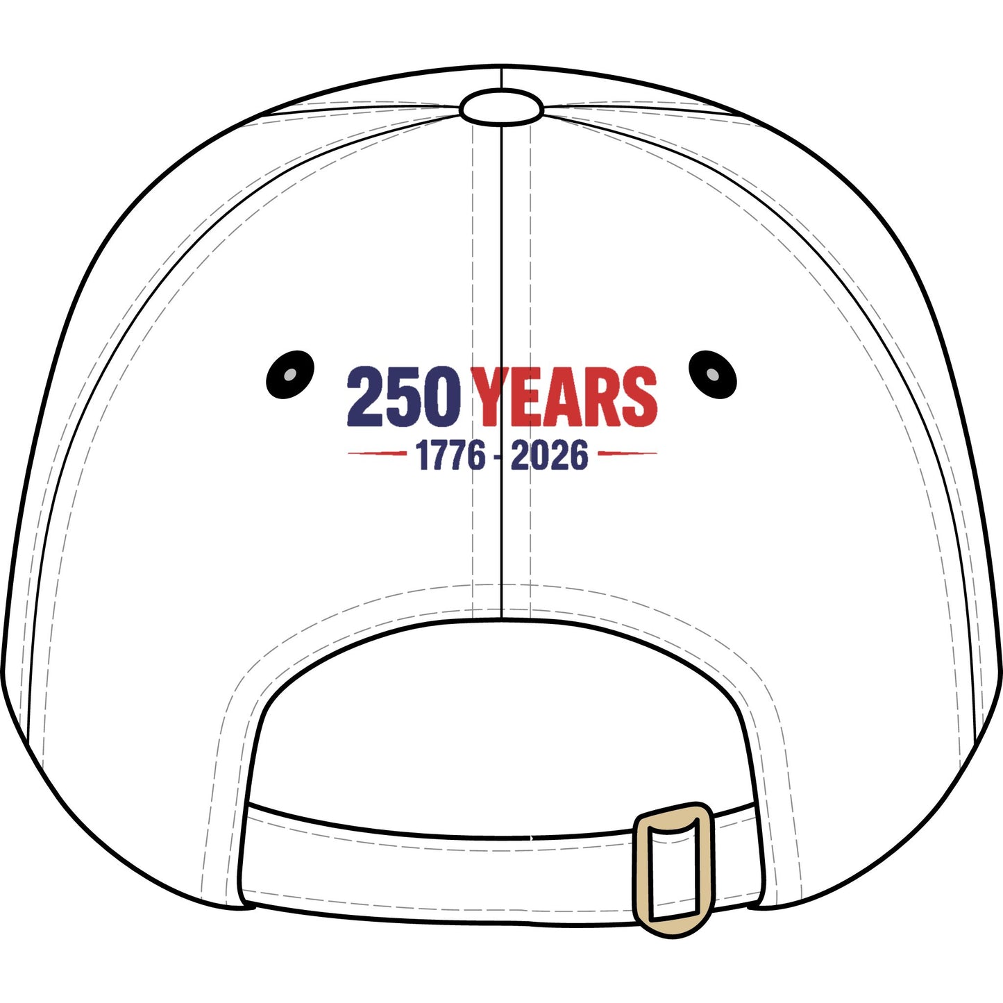 Youth Baseball Cap — Patriotic T-Rex 'Roar Loud. Stand Proud.' Embroidered (250 Years 1776–2026)