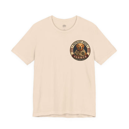 Scout the Farmer Graphic Tee | Patriot Pups™ | Steady. Strong. Essential.