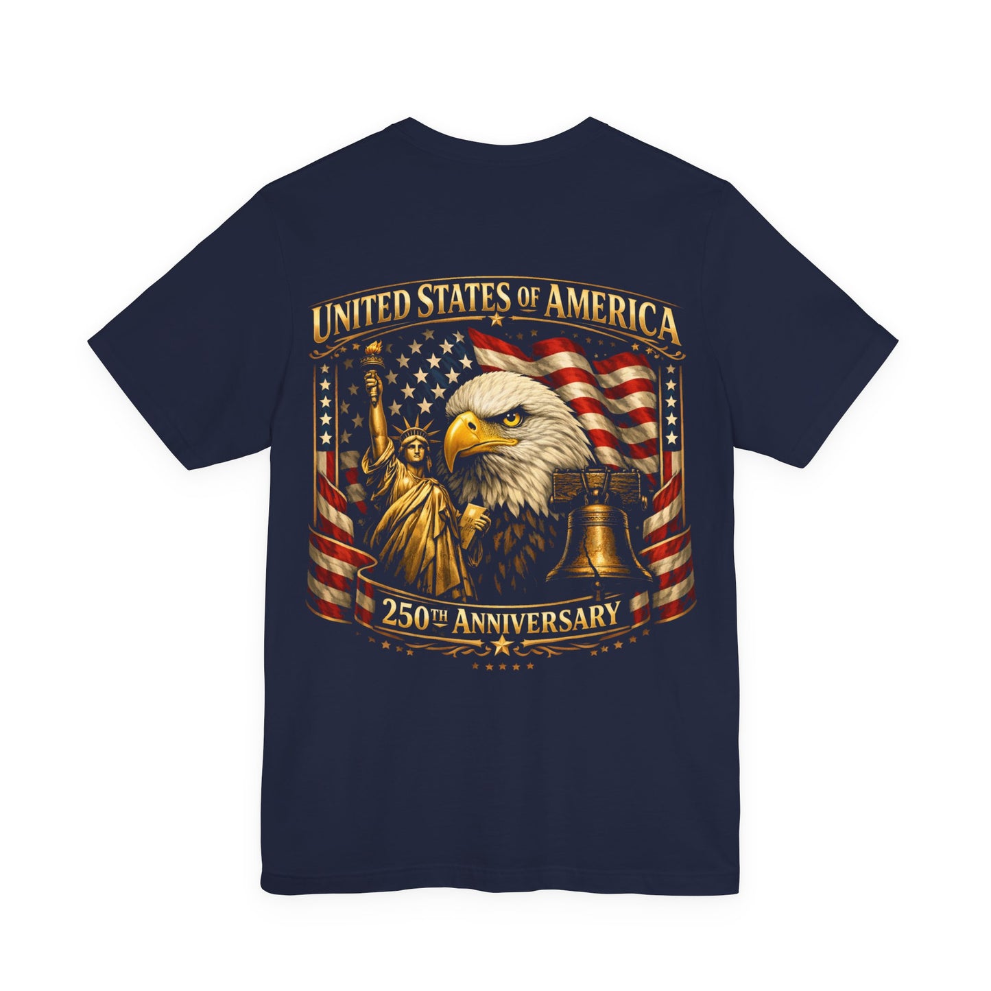 America 250 We the People Eagle Tee 1776-2026 — Front & Back Design