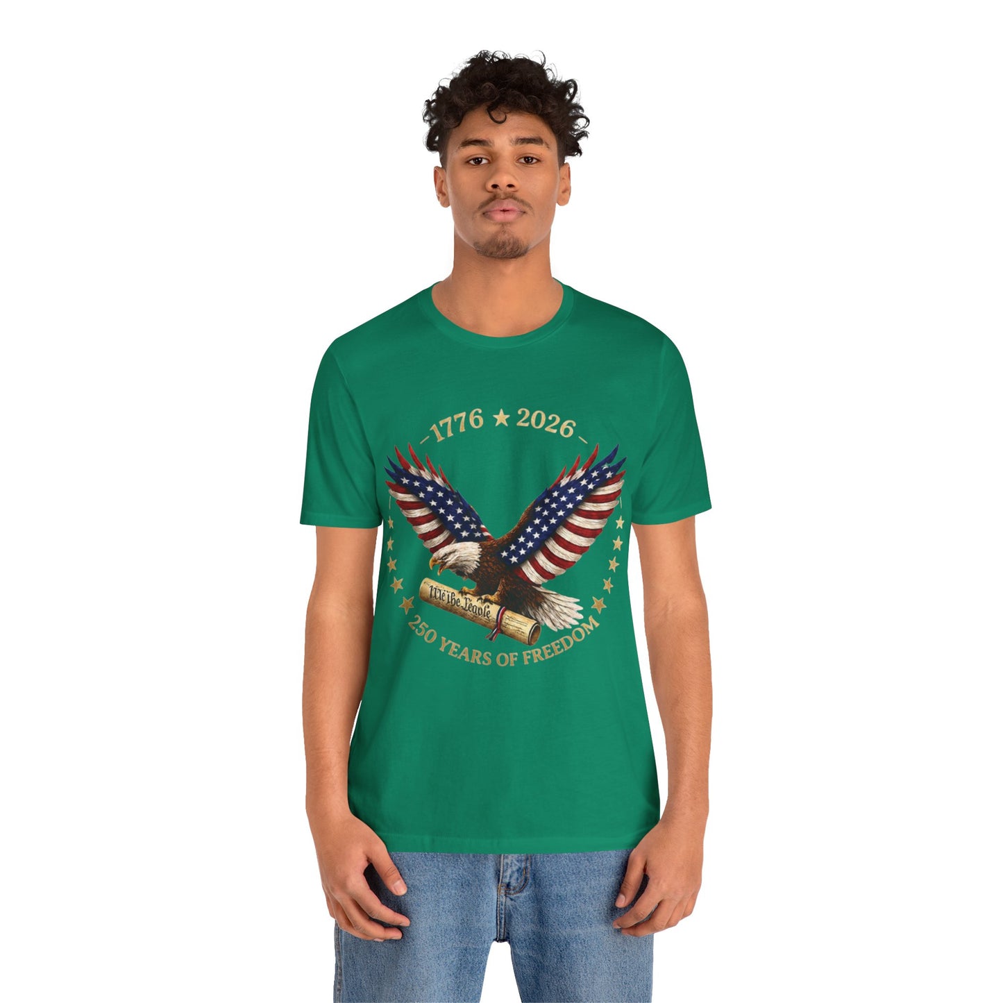 1776–2026 Eagle Patriotic Tee – 250 Years of Freedom