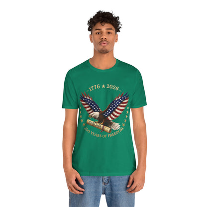 1776–2026 Eagle Patriotic Tee – 250 Years of Freedom