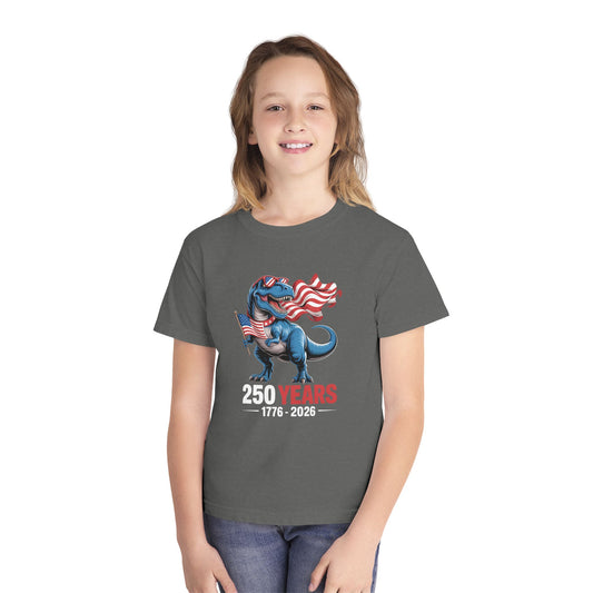 America 250 Dino Flag Youth Tee