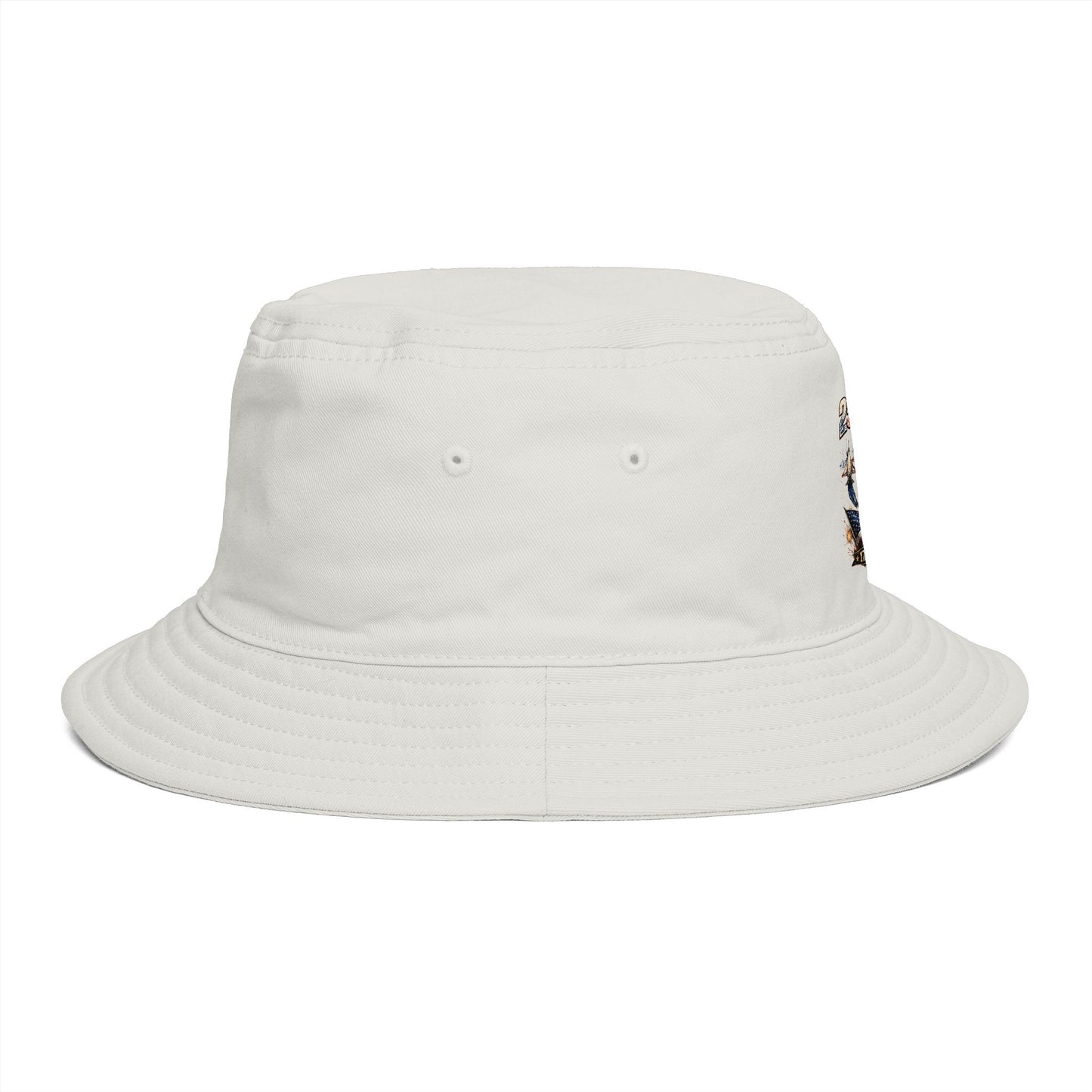 250 Years American Flag Bucket Hat – 1776–2026 Patriotic Cotton Cap