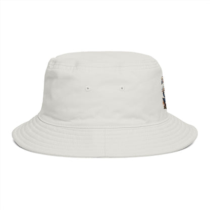 250 Years American Flag Bucket Hat – 1776–2026 Patriotic Cotton Cap