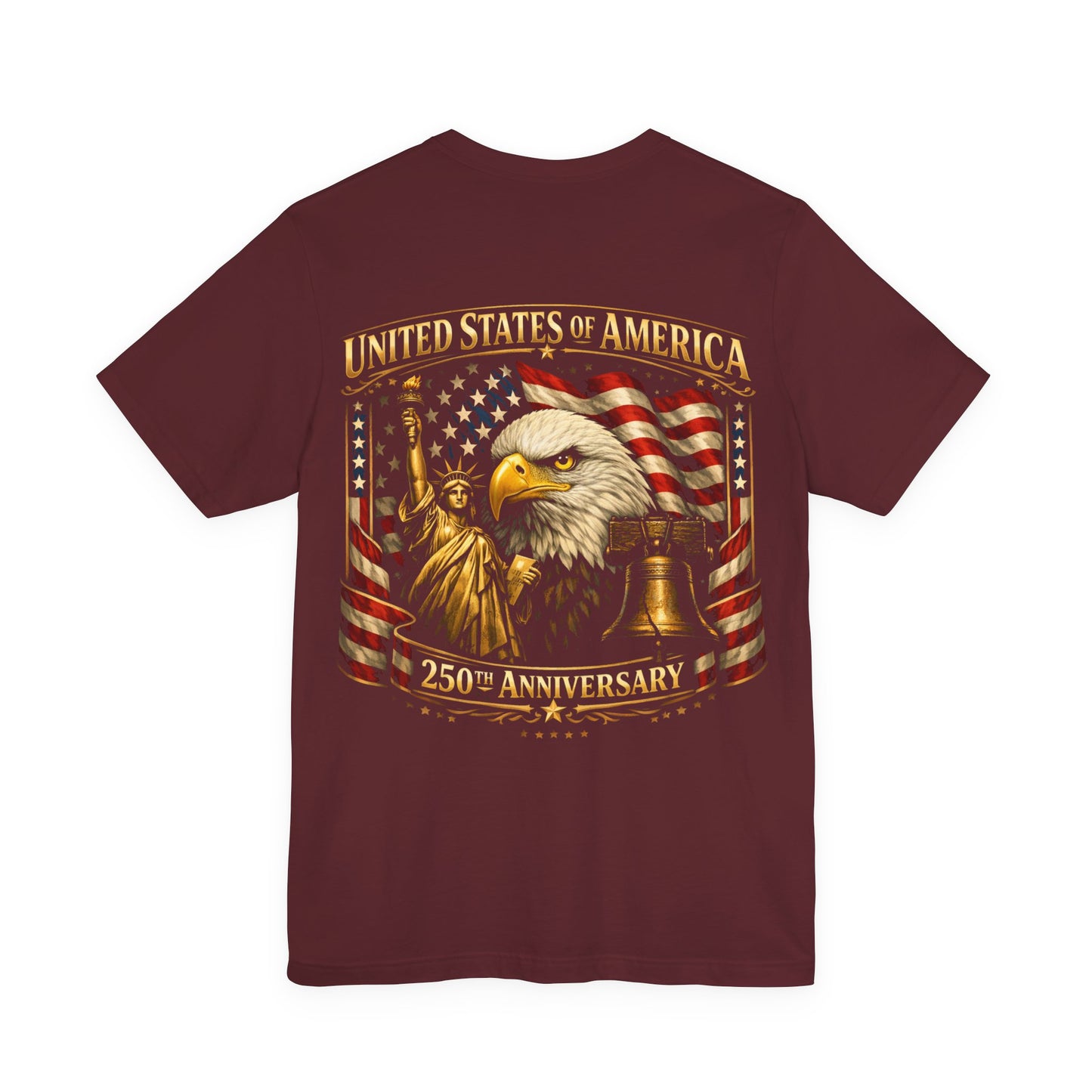 America 250 We the People Eagle Tee 1776-2026 — Front & Back Design