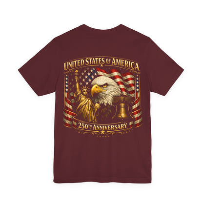 America 250 We the People Eagle Tee 1776-2026 — Front & Back Design