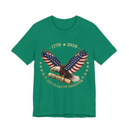 1776–2026 Eagle Patriotic Tee – 250 Years of Freedom