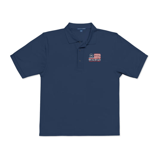 America 250 We the People Embroidered Flag Polo