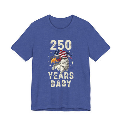 America 250 Baby Eagle American Flag Tee