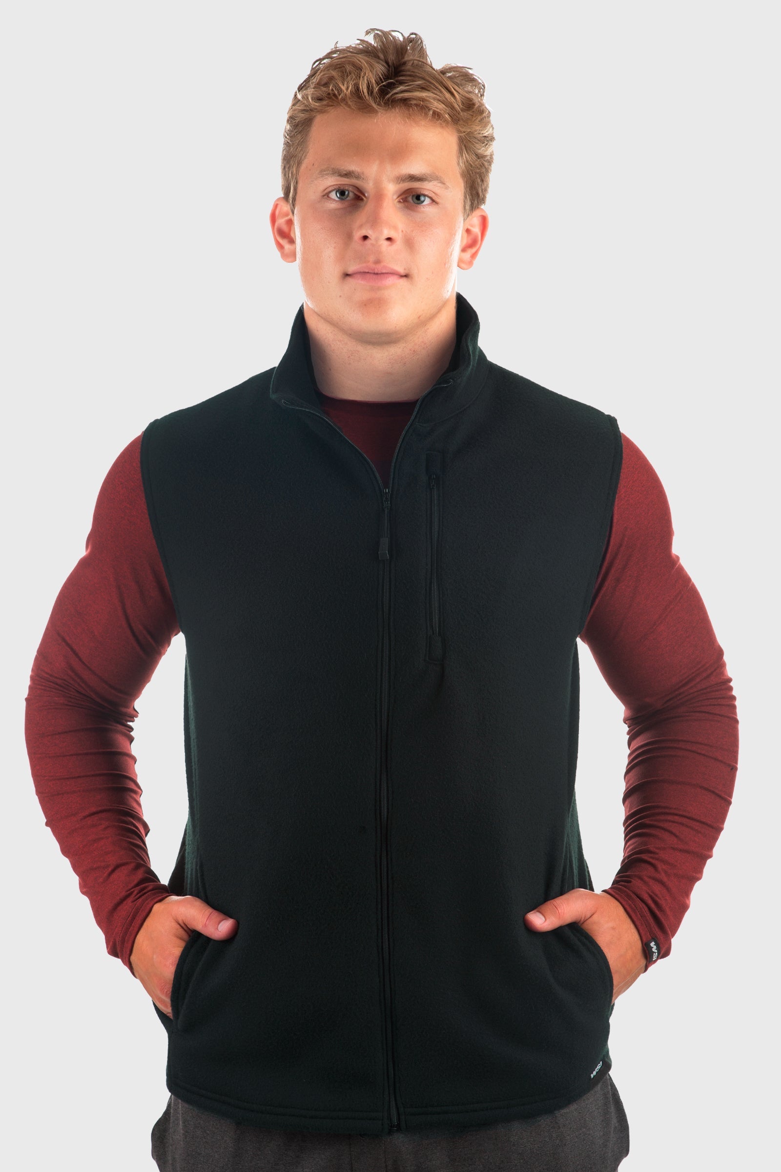 Polar Fleece Vest by WSI Sportswear, alternate view 2