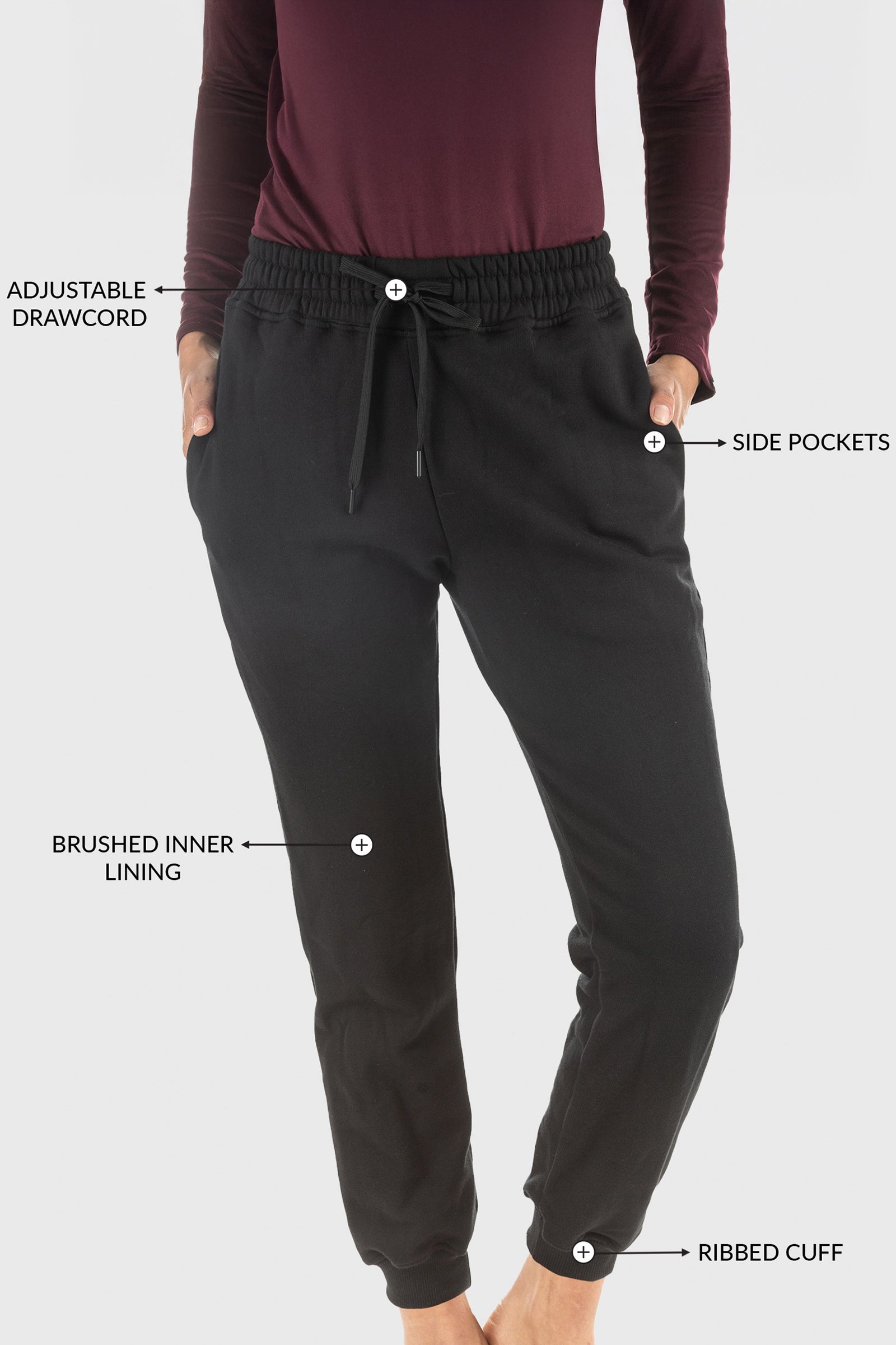 Highland Fleece Sweatpant by WSI Sportswear, alternate view 2