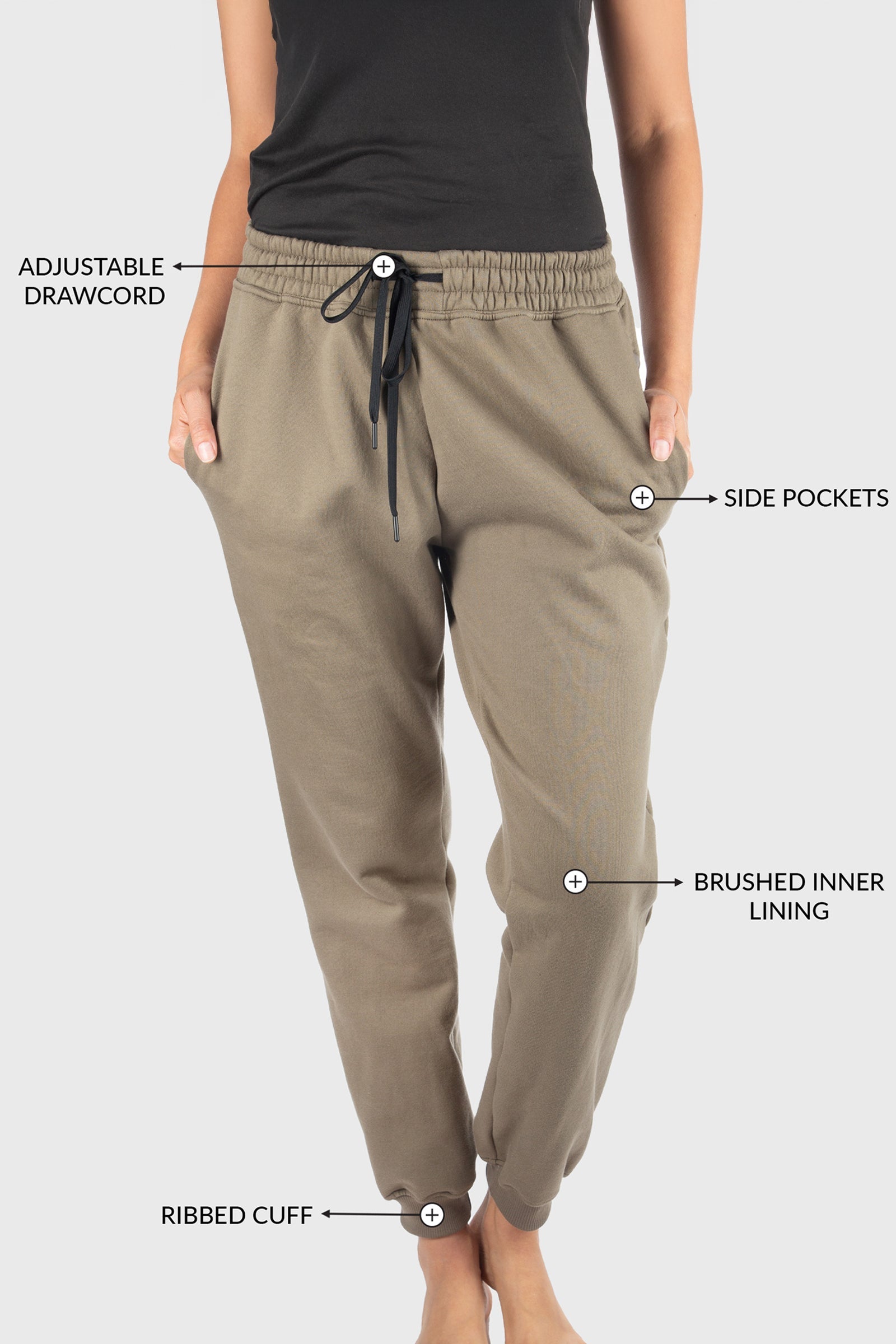 Highland Fleece Sweatpant by WSI Sportswear, alternate view 2