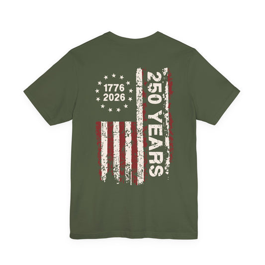 Freedom American Flag Tee — 4th of July Patriotic Shirt