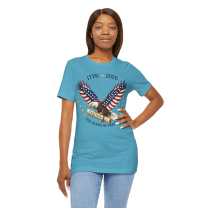 1776–2026 Eagle Patriotic Tee – 250 Years of Freedom